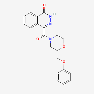 4-{[2-(phenoxymethyl)-4-morpholinyl]carbonyl}-1(2H)-phthalazinone