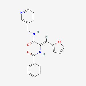 N-(2-(2-furyl)-1-{[(3-pyridinylmethyl)amino]carbonyl}vinyl)benzamide