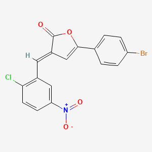 5-(4-bromophenyl)-3-(2-chloro-5-nitrobenzylidene)-2(3H)-furanone