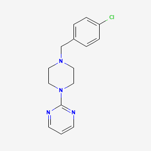 2-[4-(4-chlorobenzyl)-1-piperazinyl]pyrimidine