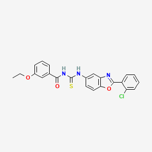 N-({[2-(2-chlorophenyl)-1,3-benzoxazol-5-yl]amino}carbonothioyl)-3-ethoxybenzamide