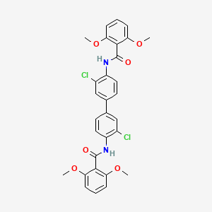 N,N'-(3,3'-dichloro-4,4'-biphenyldiyl)bis(2,6-dimethoxybenzamide)