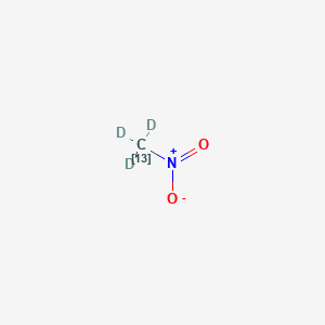 molecular formula CH3NO2 B052430 Trideuterio(nitro)(113C)methane CAS No. 112898-45-0