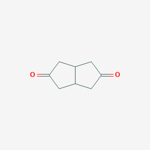 molecular formula C8H10O2 B052432 cis-Bicyclo[3.3.0]octane-3,7-dione CAS No. 51716-63-3