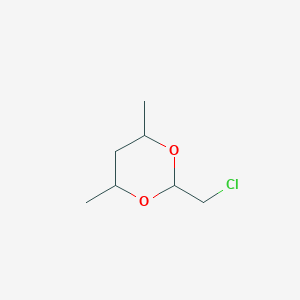 B052449 2-(Chloromethyl)-4,6-dimethyl-1,3-dioxane CAS No. 113547-34-5