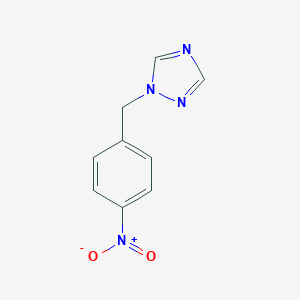 molecular formula C9H8N4O2 B052454 1-[(4-Nitrophenyl)methyl]-1H-1,2,4-triazole CAS No. 119192-09-5