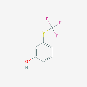 molecular formula C7H5F3OS B052458 3-(Trifluoromethylthio)phenol CAS No. 3823-40-3