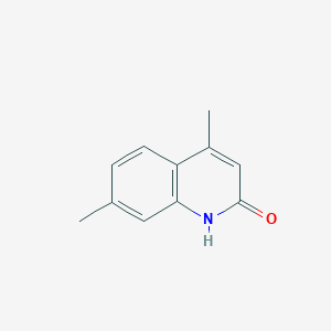molecular formula C11H11NO B052464 4,7-二甲基喹啉-2(1H)-酮 CAS No. 2585-18-4