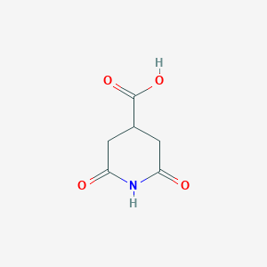 molecular formula C6H7NO4 B052468 2,6-Dioxopiperidine-4-carboxylic acid CAS No. 6973-55-3