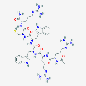 molecular formula C45H66N18O7S B052475 Antileukinate CAS No. 138559-60-1