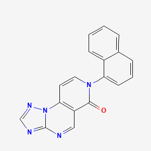 molecular formula C18H11N5O B5249920 7-(1-naphthyl)pyrido[3,4-e][1,2,4]triazolo[1,5-a]pyrimidin-6(7H)-one 