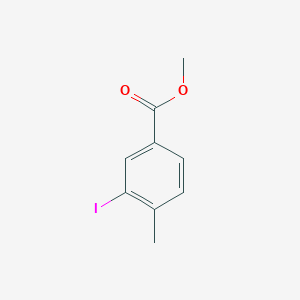 molecular formula C9H9IO2 B052501 Methyl 3-iodo-4-methylbenzoate CAS No. 90347-66-3
