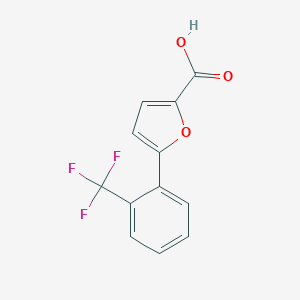 molecular formula C12H7F3O3 B052505 5-[2-(Trifluoromethyl)phenyl]-2-furoic acid CAS No. 92973-24-5