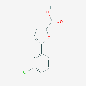 molecular formula C11H7ClO3 B052506 5-(3-Chlorophenyl)furan-2-carboxylic acid CAS No. 41019-44-7