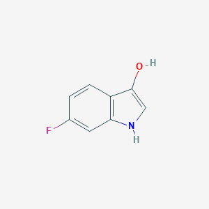 molecular formula C8H6FNO B052509 6-fluoro-1H-indol-3-ol CAS No. 112864-54-7