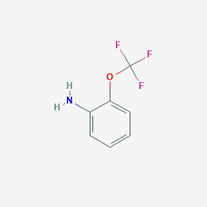 molecular formula C7H6F3NO B052511 2-(Trifluoromethoxy)aniline CAS No. 1535-75-7