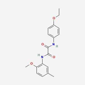 molecular formula C18H20N2O4 B5251406 N-(4-ethoxyphenyl)-N'-(2-methoxy-5-methylphenyl)oxamide 