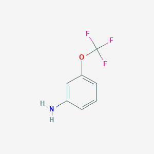 molecular formula C7H6F3NO B052521 3-(Trifluoromethoxy)aniline CAS No. 1535-73-5