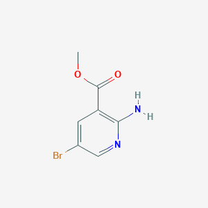 molecular formula C7H7BrN2O2 B052524 Methyl 2-amino-5-bromonicotinate CAS No. 50735-34-7