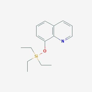 molecular formula C15H21NOSi B052533 8-((Triethylsilyl)oxy)quinoline CAS No. 120540-77-4