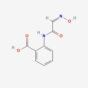 molecular formula C9H8N2O4 B5256227 2-[(2E)-2-(N-hydroxyimino)acetamido]benzoic acid 