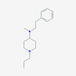 molecular formula C17H28N2 B5256628 N-methyl-N-(2-phenylethyl)-1-propyl-4-piperidinamine 
