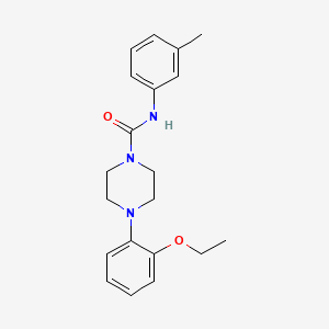 molecular formula C20H25N3O2 B5256927 4-(2-ethoxyphenyl)-N-(3-methylphenyl)piperazine-1-carboxamide 