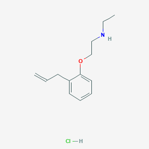 molecular formula C13H20ClNO B5256992 N-ethyl-2-(2-prop-2-enylphenoxy)ethanamine;hydrochloride 
