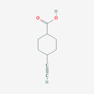 Cyclohexanecarboxylic acid, 4-ethynyl-(9CI)