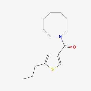 molecular formula C15H23NOS B5257613 1-[(5-propyl-3-thienyl)carbonyl]azocane 