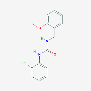 molecular formula C15H15ClN2O2 B5258606 N-(2-chlorophenyl)-N'-(2-methoxybenzyl)urea 