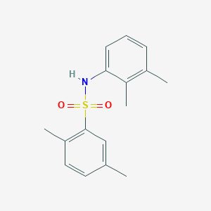 molecular formula C16H19NO2S B5258840 N-(2,3-dimethylphenyl)-2,5-dimethylbenzenesulfonamide 