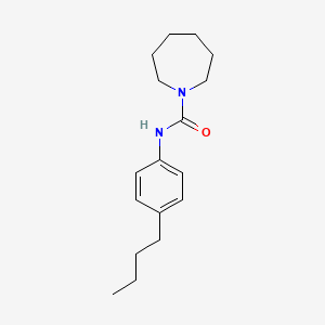 molecular formula C17H26N2O B5258878 N-(4-butylphenyl)azepane-1-carboxamide 