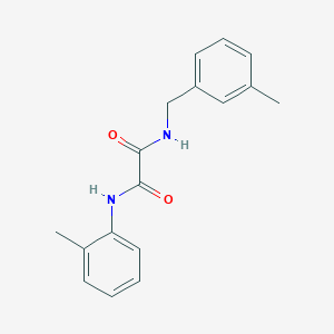molecular formula C17H18N2O2 B5259111 N-(2-METHYLPHENYL)-N'-[(3-METHYLPHENYL)METHYL]ETHANEDIAMIDE 