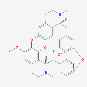 molecular formula C35H34N2O5 B052599 (+)-Cocsuline CAS No. 26279-88-9