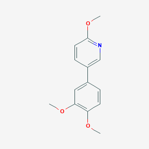 5-(3,4-Dimethoxyphenyl)-2-methoxypyridine