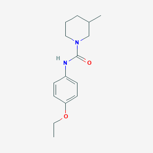 molecular formula C15H22N2O2 B5261385 N-(4-ethoxyphenyl)-3-methylpiperidine-1-carboxamide 