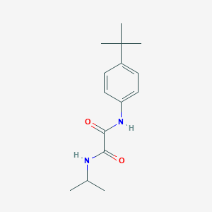 molecular formula C15H22N2O2 B5261600 N'-(4-TERT-BUTYLPHENYL)-N-(PROPAN-2-YL)ETHANEDIAMIDE 