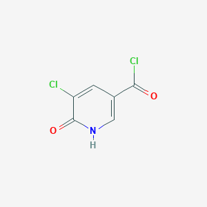 molecular formula C6H3Cl2NO2 B052622 5-Chloro-6-hydroxynicotinoyl chloride CAS No. 117027-74-4