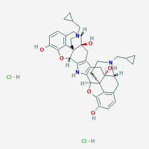 molecular formula C40H45Cl2N3O6 B052625 Norbinaltorphimine dihydrochloride CAS No. 113158-34-2