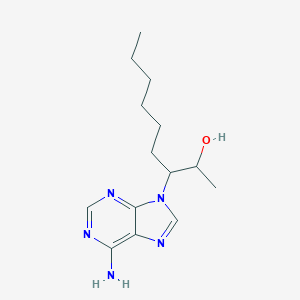 molecular formula C₁₄H₂₃N₅O B052631 (2R,3S)-3-(6-amino-9H-purin-9-yl)nonan-2-ol CAS No. 51350-19-7