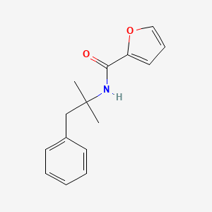 molecular formula C15H17NO2 B5263761 N-(1,1-dimethyl-2-phenylethyl)-2-furamide 