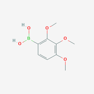 molecular formula C9H13BO5 B052638 2,3,4-Trimethoxyphenylboronic acid CAS No. 118062-05-8