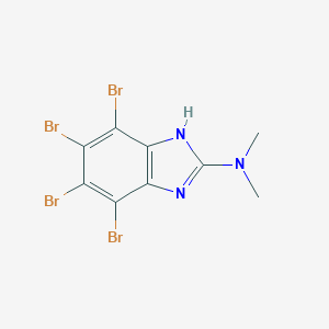 molecular formula C9H7Br4N3 B526410 3-epi-Padmatin CAS No. 749234-11-5
