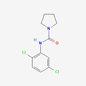 molecular formula C11H12Cl2N2O B5264380 N-(2,5-dichlorophenyl)pyrrolidine-1-carboxamide 