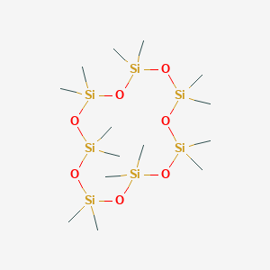 molecular formula C14H42O7Si7 B052647 Tetradecamethylcycloheptasiloxane CAS No. 107-50-6