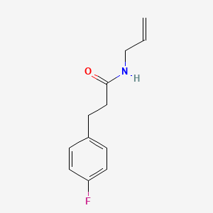 molecular formula C12H14FNO B5264740 N-allyl-3-(4-fluorophenyl)propanamide 