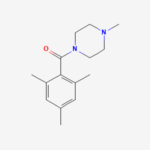 molecular formula C15H22N2O B5264763 MESITYL(4-METHYLPIPERAZINO)METHANONE 