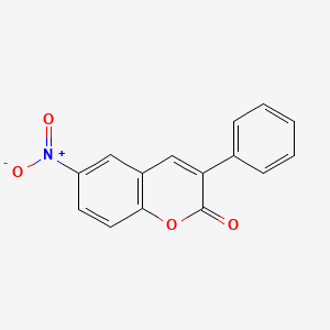 molecular formula C15H9NO4 B5264821 Coumarine, 6-nitro-3-phenyl- 