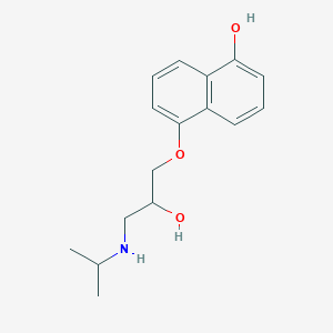molecular formula C16H21NO3 B052654 5-Hydroxy Propranolol CAS No. 111691-89-5